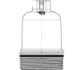 Kryt pouzdra olejovho filtru PURFLUX ‐ PFX P571