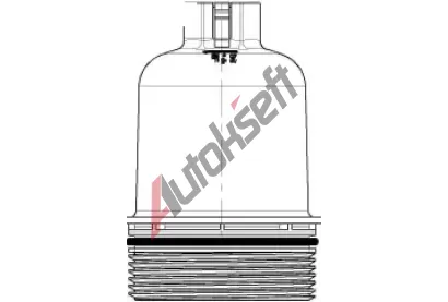 PURFLUX Kryt pouzdra olejovho filtru PFX P571, P571