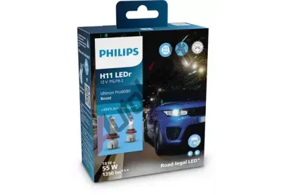 PHILIPS rovka dlkovho svtlometu Ultinon Pro6000 Boost H11 LEDr PHI 11362U60BX2, 11362U60BX2