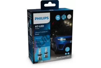 PHILIPS ��rovka d�lkov�ho sv�tlometu Ultinon Pro6000 Boost H7-LED PHI 11972U60BX2, 11972U60BX2