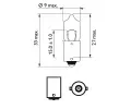 PHILIPS rovka H5W 12V 5W BA9s PHI 12023CP, 12023CP