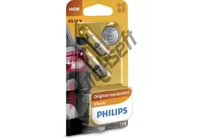 PHILIPS rovka H6W 12V 6W BAX9s PHI 12036B2, 12036B2