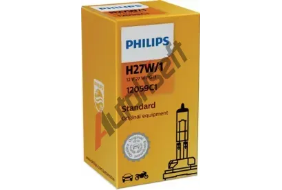 PHILIPS rovka H27W/1 12V 27W PG13 PHI 12059C1, 12059C1