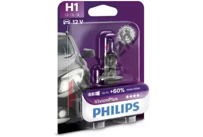 PHILIPS rovka H1 12V 55W P14,5s VisionPlus PHI 12258VPB1, 12258VPB1