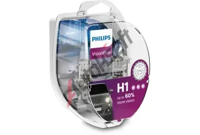 PHILIPS rovka H1 12V 55W P14,5s VisionPlus PHI 12258VPS2, 12258VPS2