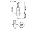 PHILIPS rovka dlkovho svtlometu WhiteVision ultra PHI 12258WVUSM, 12258WVUSM