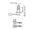 PHILIPS rovka dlkovho svtlometu WhiteVision ultra PHI 12336WVUB1, 12336WVUB1