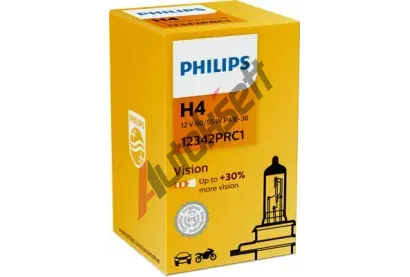 PHILIPS rovka H4 12V 60/55W P43t-38 Vision PHI 12342PRC1, 12342PRC1