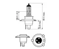 PHILIPS rovka dlkovho svtlometu WhiteVision ultra PHI 12342WVUB1, 12342WVUB1