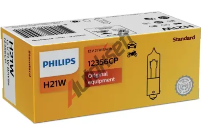 PHILIPS rovka H21W 12V 21W BAY9s PHI 12356CP, 12356CP