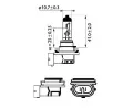 PHILIPS rovka WhiteVision ultra PHI 12362WVUB1, 12362WVUB1