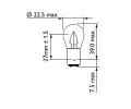 PHILIPS rovka s patic 12V 15W BA15s PHI 12401CP, 12401CP