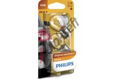 PHILIPS rovka P21W 12V 21W BA15s PHI 12498B2, 12498B2