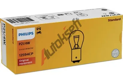 PHILIPS rovka P21/4W 12V 21/4W BAZ15d PHI 12594CP, 12594CP