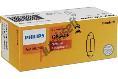 PHILIPS rovka 12V 10W SV8,5 PHI 12854CP, 12854CP