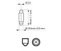 PHILIPS rovka 12V 5W SV8,5 PHI 12864CP, 12864CP