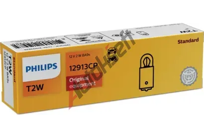 PHILIPS rovka 12V 2W BA9s PHI 12913CP, 12913CP