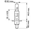 PHILIPS rovka H1 24V 70W P14,5s MasterDuty PHI 13258MDB1, 13258MDB1