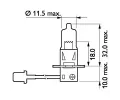 PHILIPS rovka H3 24V 70W PK22s MasterDuty PHI 13336MDC1, 13336MDC1