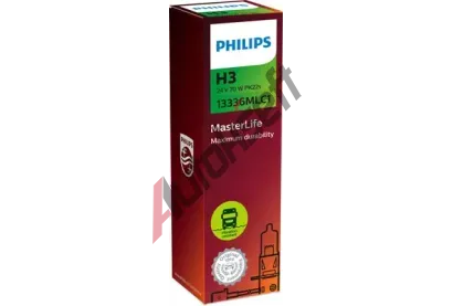 PHILIPS rovka H3 24V 70W PK22s MasterLife PHI 13336MLC1, 13336MLC1