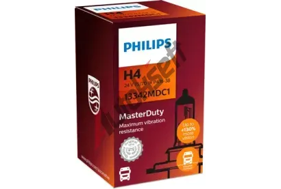 PHILIPS rovka H4 24V 75/70W P43t-38 MasterDuty PHI 13342MDC1, 13342MDC1