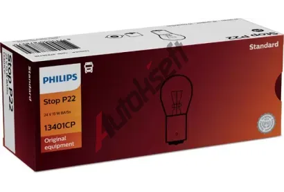 PHILIPS rovka 24V 15W BA15s PHI 13401CP, 13401CP