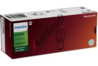 PHILIPS rovka PY21W 24V 21W BAU15s MasterLife PHI 13496MLCP, 13496MLCP