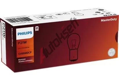 PHILIPS rovka P21W 24V 21W BA15s MasterDuty PHI 13498MDCP, 13498MDCP