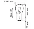 PHILIPS rovka P21/5W 24V 21/5W BAY15d PHI 13499B2, 13499B2