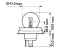 PHILIPS rovka R2 (Bilux) 24V 55/50W P45t-41 PHI 13620C1, 13620C1