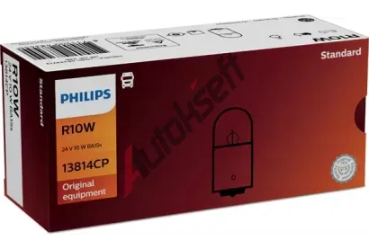 PHILIPS rovka R10W 24V 10W BA15s PHI 13814CP, 13814CP