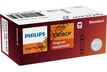 PHILIPS rovka 24V 3W SV6 PHI 13818CP, 13818CP