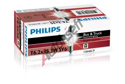 PHILIPS rovka C3W 24V 3W SV6 PHI 13848CP, 13848CP