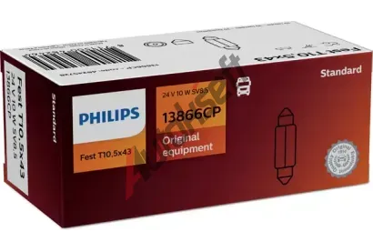 PHILIPS rovka S 24V 10W SV8,5 PHI 13866CP, 13866CP