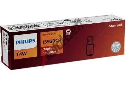 PHILIPS rovka T4W 24V 4W BA9s PHI 13929CP, 13929CP