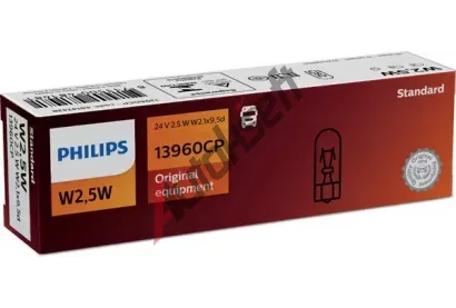 PHILIPS rovka 24V 2,5W W2,1x9.5d PHI 13960CP, 13960CP