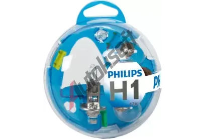 PHILIPS Sada rovek H1 12V 55W P14,5s PHI 55717EBKM, 55717EBKM