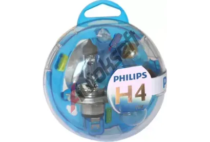 PHILIPS Sada rovek H4 12V 60/55W P43t PHI 55718EBKM, 55718EBKM