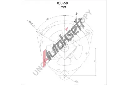 PRESTOLITE ELECTRIC Alterntor PSL 860558, 860558