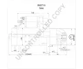 PRESTOLITE ELECTRIC Startr PSL 860716, 860716