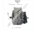 PRESTOLITE ELECTRIC Alterntor PSL 860808GB, 860808GB