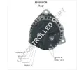 PRESTOLITE ELECTRIC Alterntor PSL 860808GB, 860808GB
