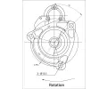 PRESTOLITE ELECTRIC Startr PSL 861035, 861035