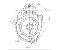 PRESTOLITE ELECTRIC Startr PSL 861040, 861040