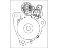 PRESTOLITE ELECTRIC Startr PSL 861040, 861040