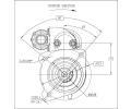 PRESTOLITE ELECTRIC Startr PSL M100R2014SE, M100R2014SE