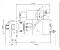 PRESTOLITE ELECTRIC Startr PSL M100R2016SE, M100R2016SE