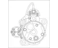 PRESTOLITE ELECTRIC Startr PSL M100R2016SE, M100R2016SE