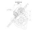PRESTOLITE ELECTRIC Startr PSL M105R3031SE, M105R3031SE