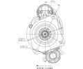 PRESTOLITE ELECTRIC Startr PSL M90R3538SE, M90R3538SE